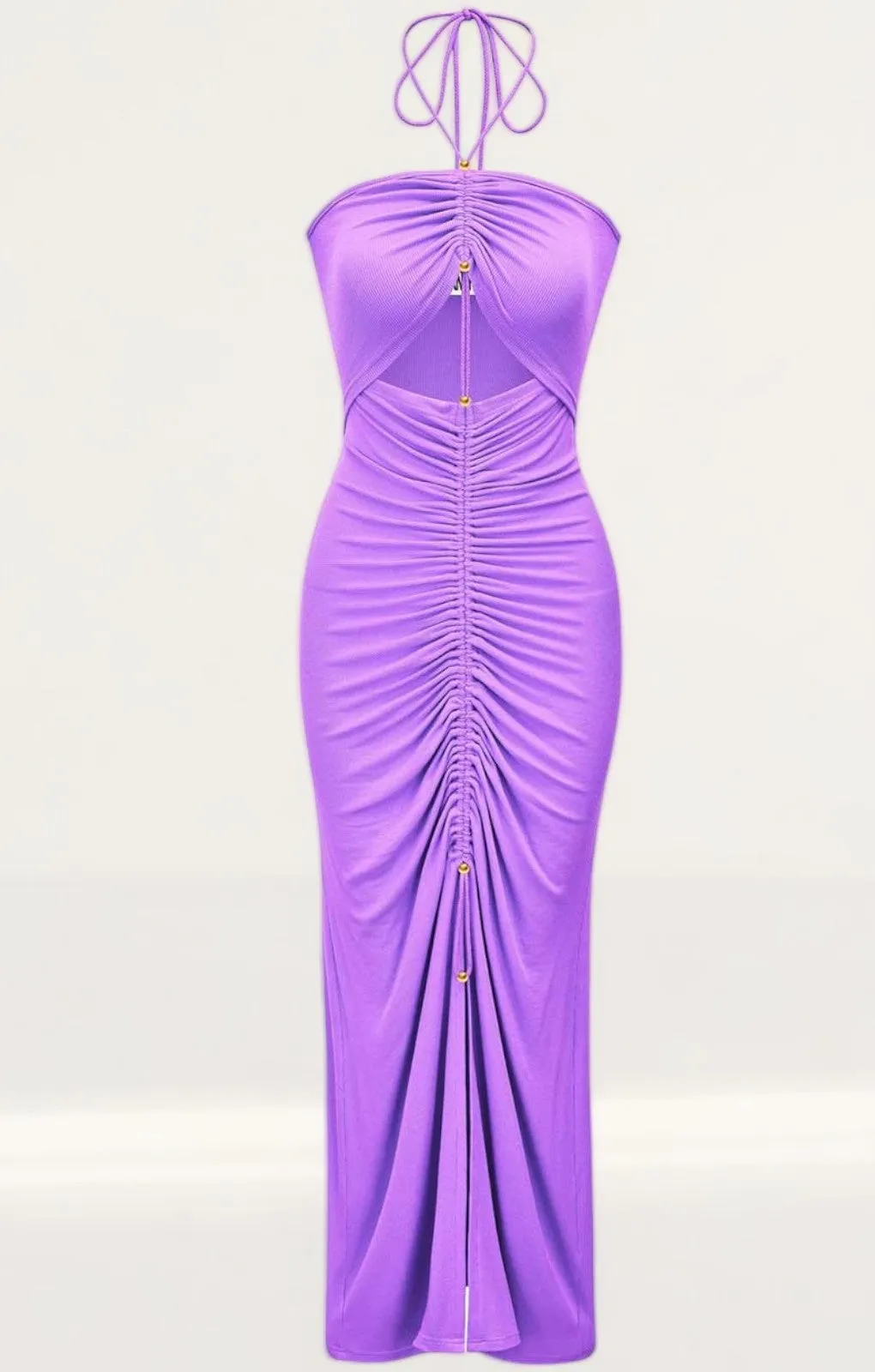 Amy Lynn Lilac Vega Jersey Cut-Out Dress