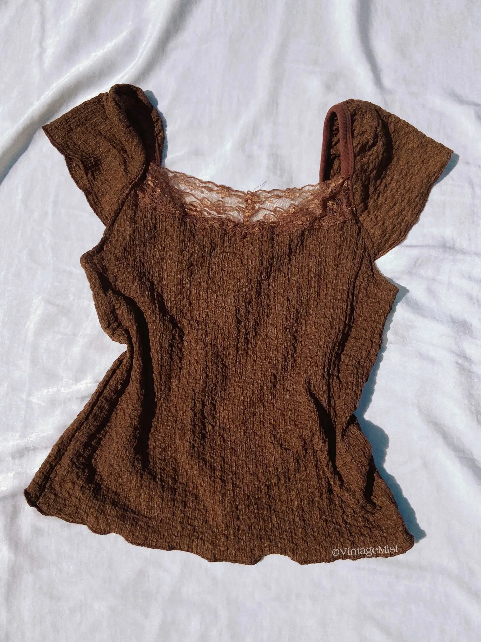 Coquette Bowknot Lace Chiffon Tank Top