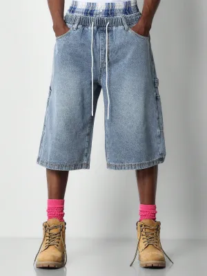 Double Waist Denim Jort