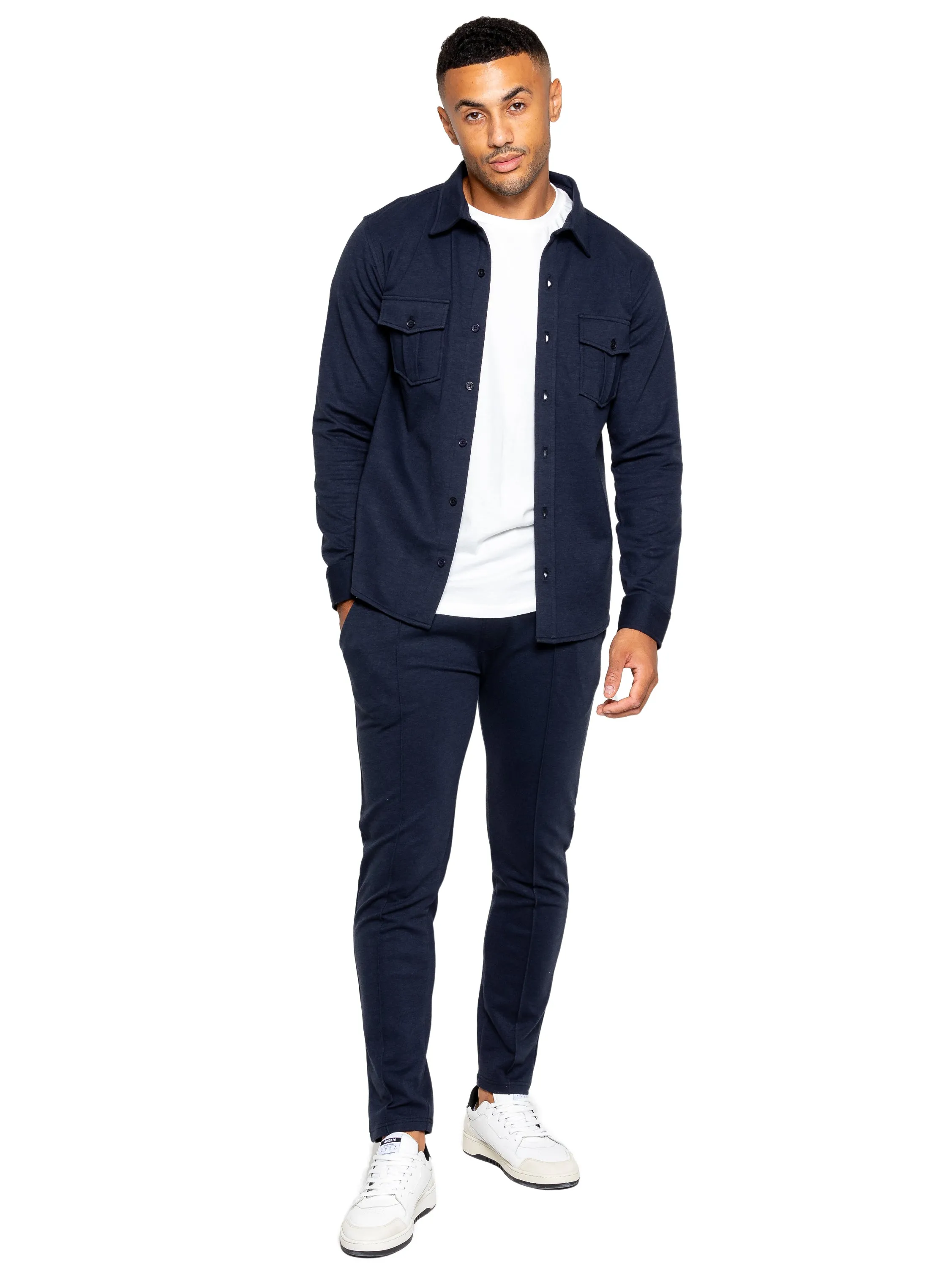 Enzo | Mens Overshirt Tracksuit Set