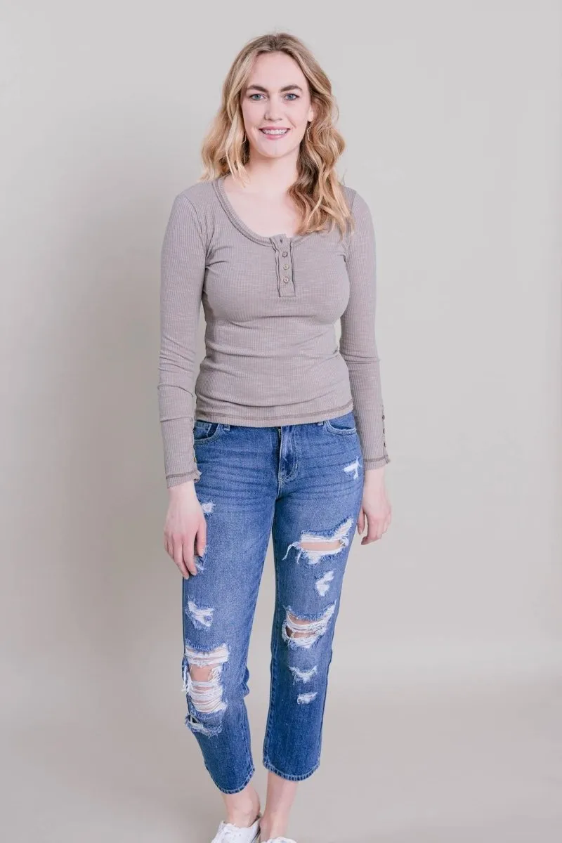 KanCan - Ellie Mid Rise Boyfriend Fit