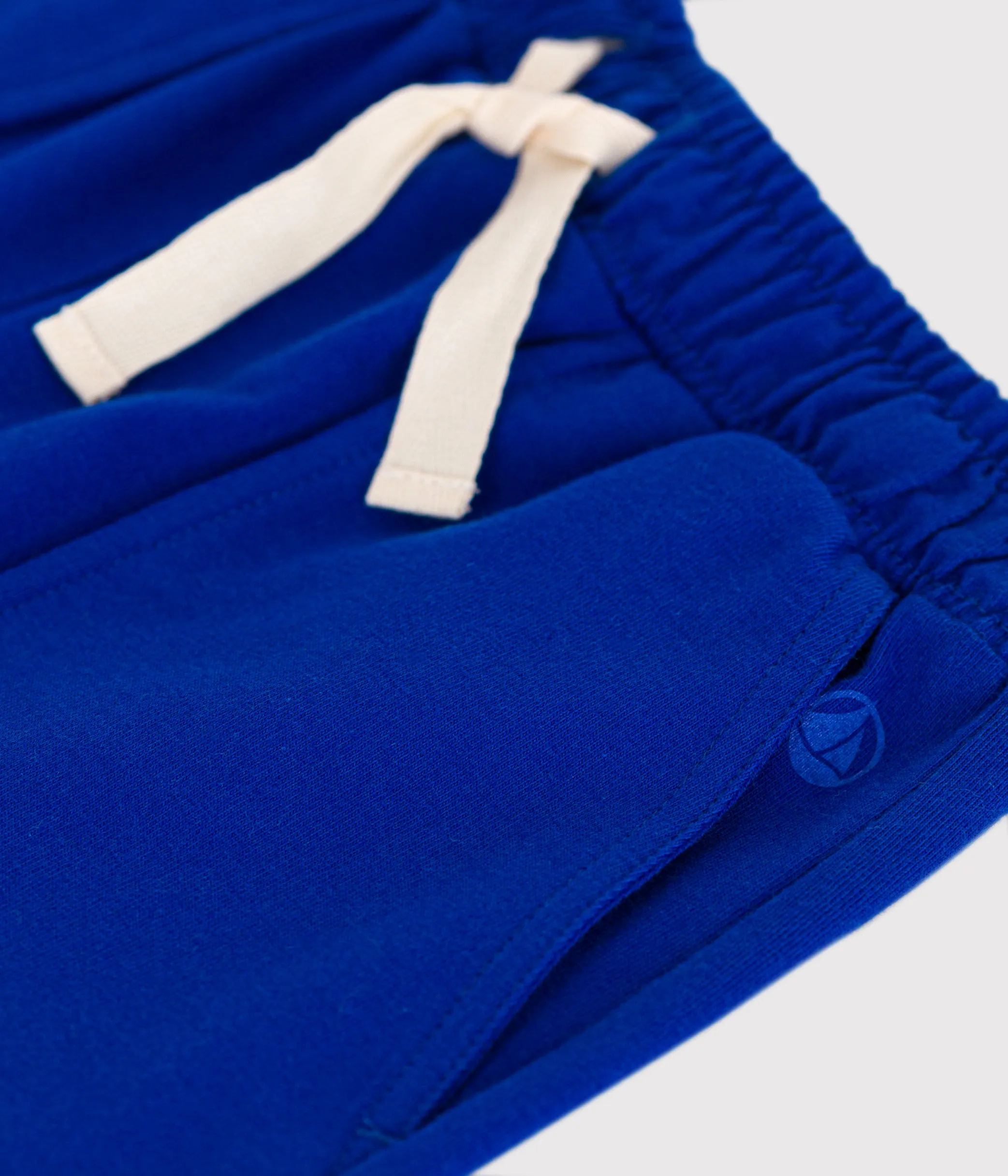 SHORTS BLU ELETTRICO IN COTONE