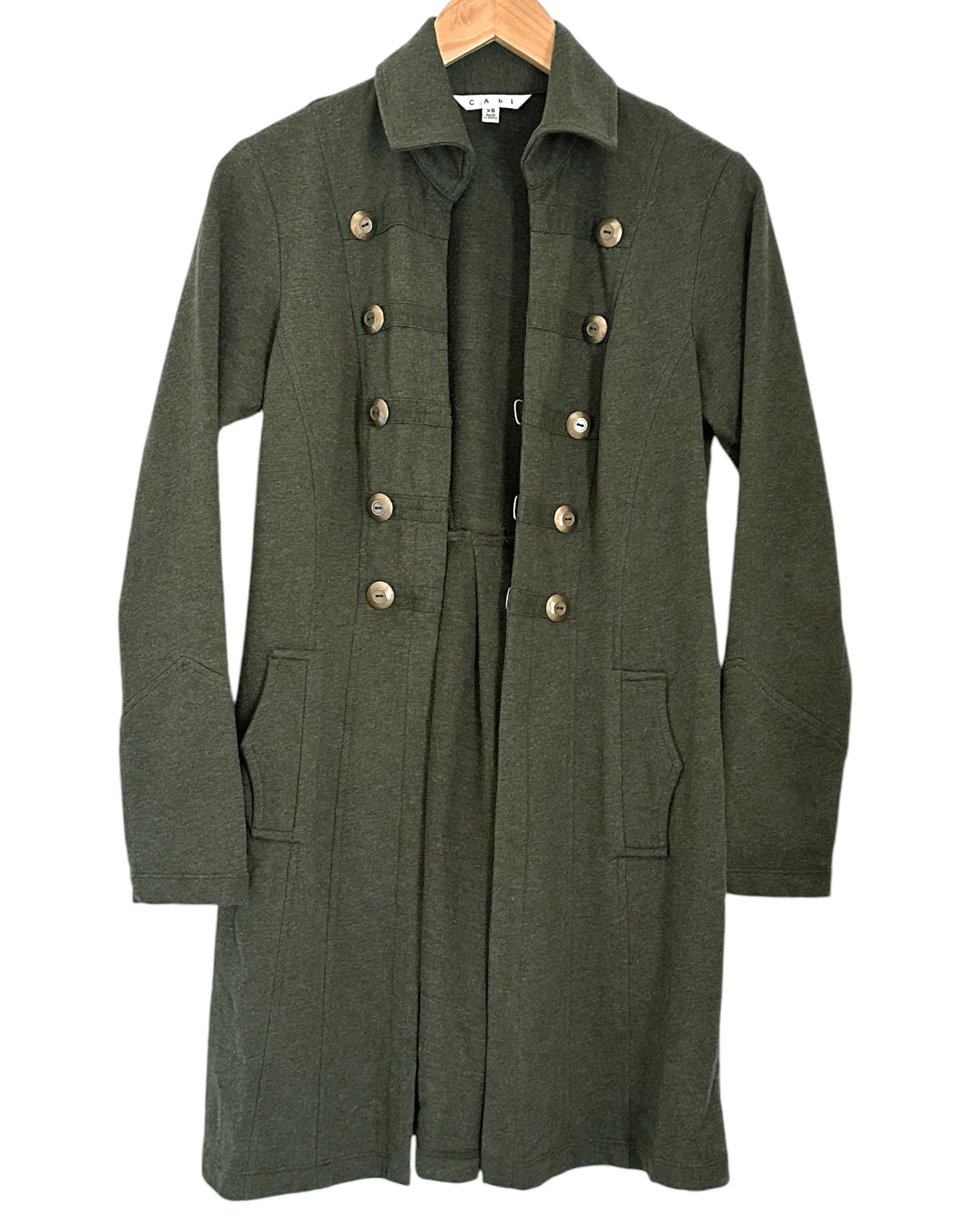 Soft Autumn Army Green Cavallari Military Jacket
