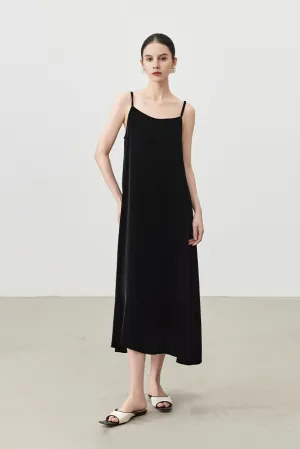 Summer Bakcless Silk Lined Velvet Slip Dress