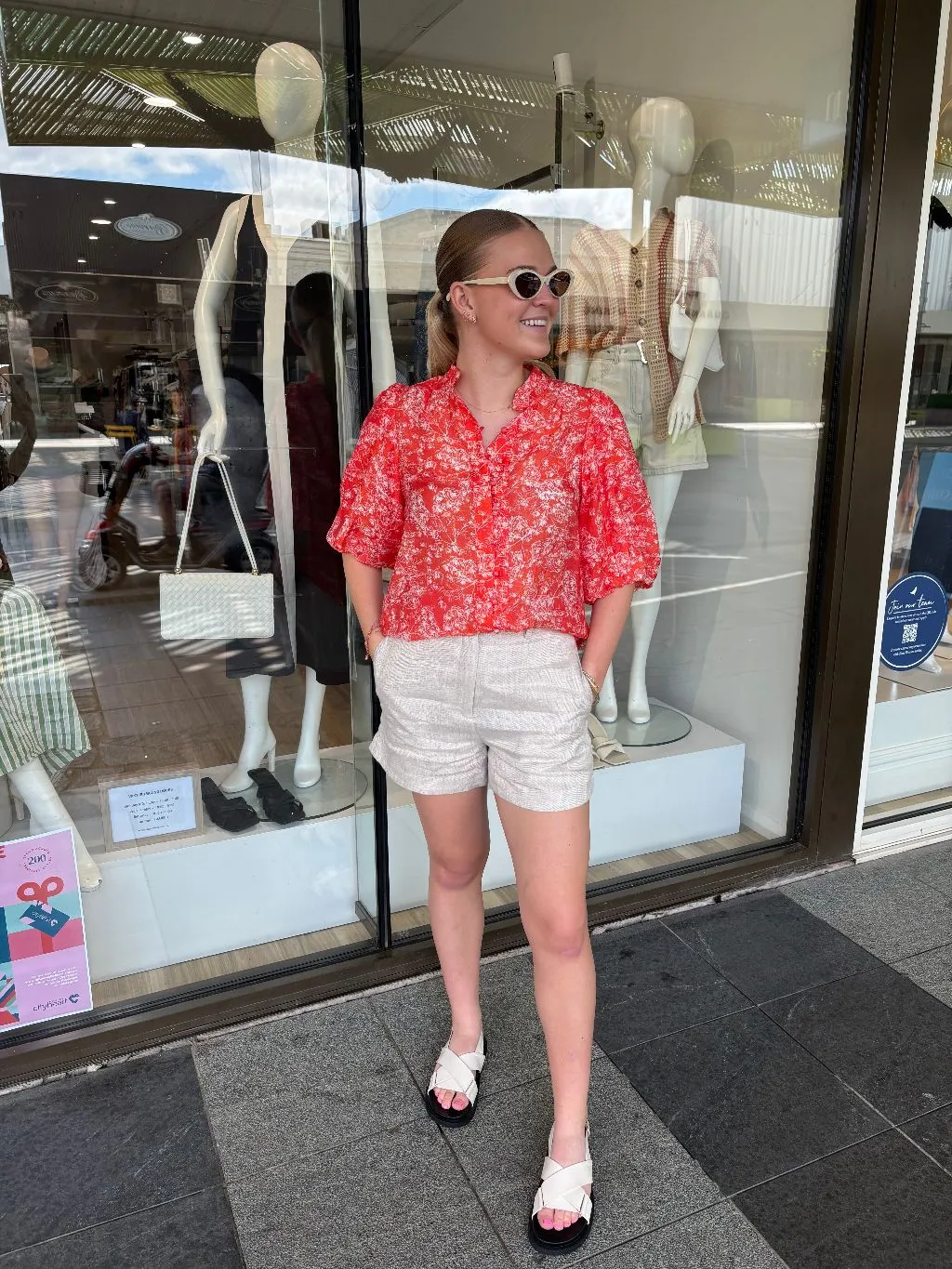 Zara Blouse - Orange